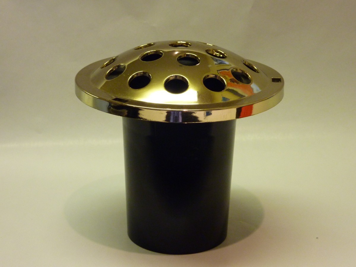 Gold Plastic Flower Holder Vase Holders Headstones Decra Art